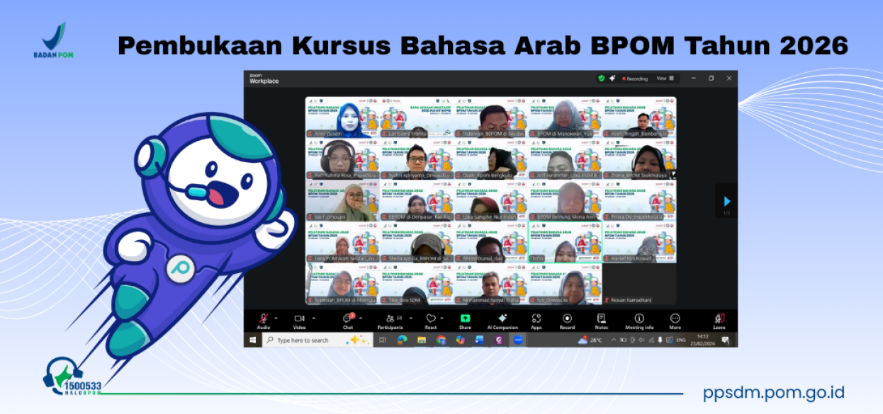 Program Penguatan Kompetensi Bahasa bagi Pegawai BPOM melalui Pelatihan Bahasa Arab