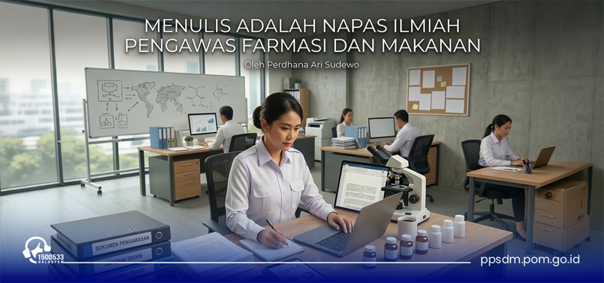 Menulis adalah Napas Ilmiah Pengawas Farmasi dan Makanan