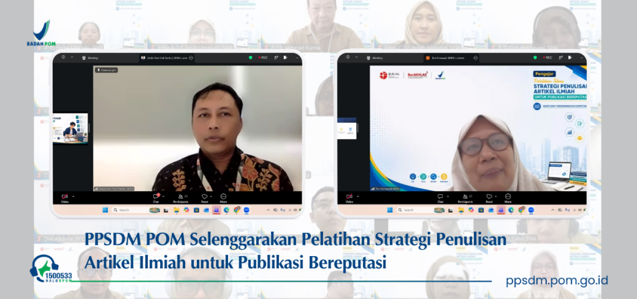 PPSDM POM Selenggarakan Pelatihan Strategi Penulisan Artikel Ilmiah untuk Publikasi Bereputasi