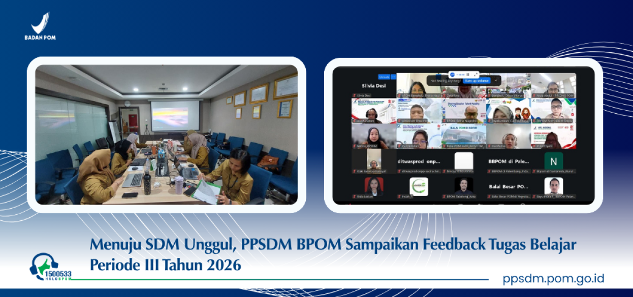 PPSDM POM Dorong Penguatan Kompetensi SDM melalui Pembahasan Usulan Tugas Belajar Periode III Tahun 2026