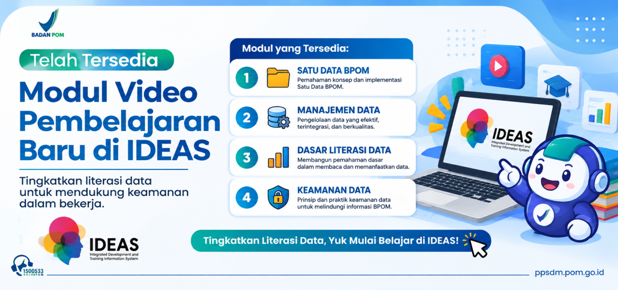 Makin Cakap Mengelola Data, Empat Modul Video Baru Hadir di IDEAS!