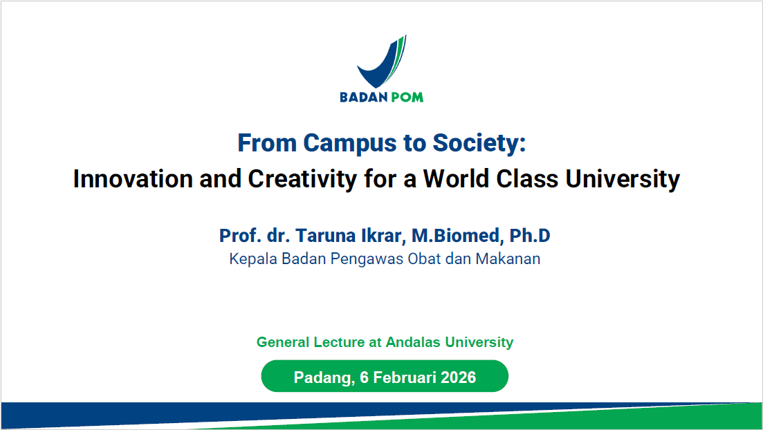 From Campus to Society: Innovation and Creativity for a World Class University