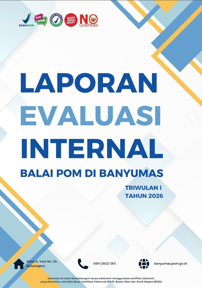 Laporan Evaluasi Internal Triwulan I 2026 Balai POM di Banyumas