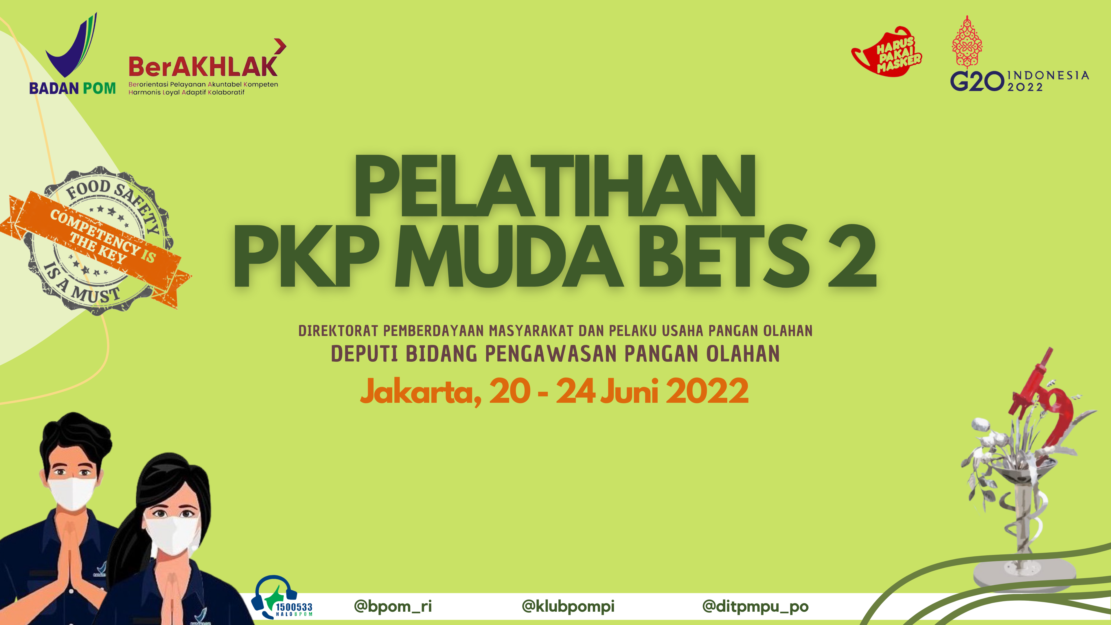Pelatihan Penyuluh Keamanan Pangan Muda II