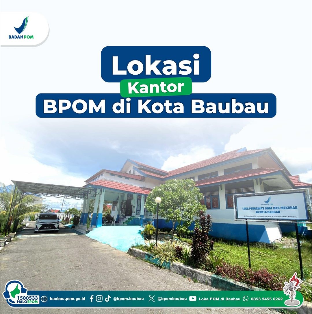 LOKASI KANTOR BPOM DI KOTA BAUBAU