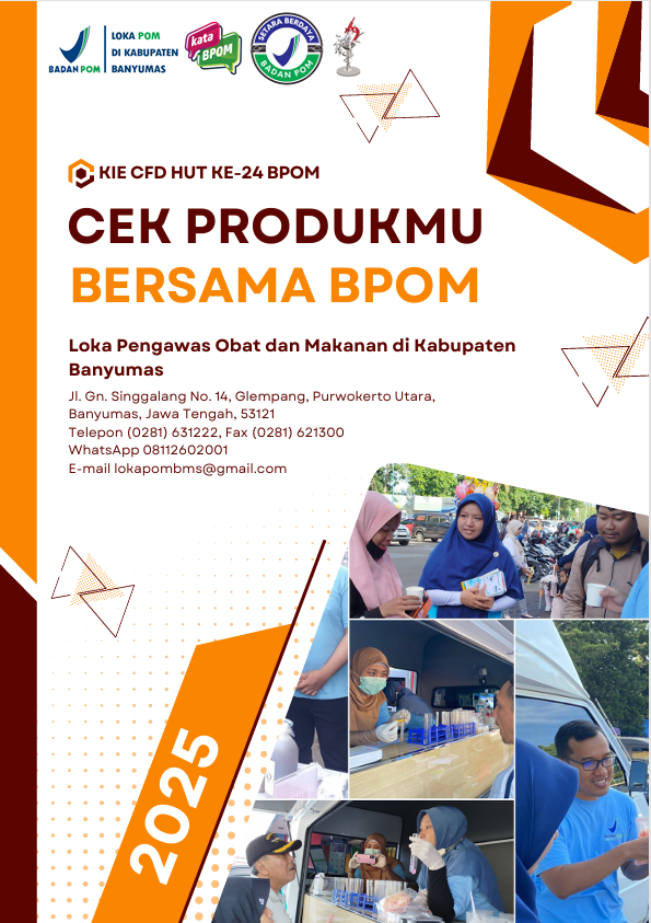 Laporan KIE CFD HUT BPOM KE-24 Loka POM di Banyumas