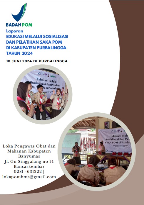 Laporan KIE SAKA POM Purbalingga Juni 2024